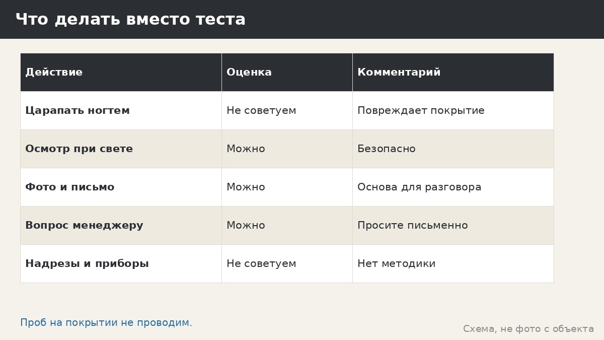 Адгезия краски: тест ногтем и ножом — почему его не стоит делать на беседке