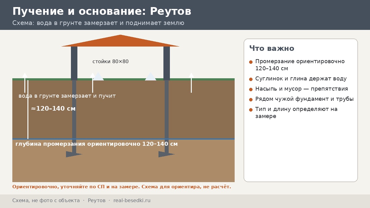 Фундамент и сваи в Реутове: глины, суглинки и промерзание на тесном участке — типовые сценарии