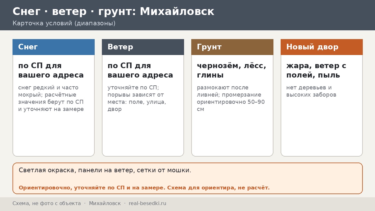 Новосёл в Михайловске: как выбрать беседку, чтобы двор в поле не превратился в парилку