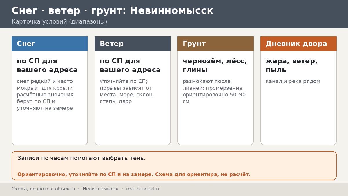 Беседка в Невинномысске: тень, вентиляция и редкий, но мокрый снег — берег Кубани, канал и промышленный город