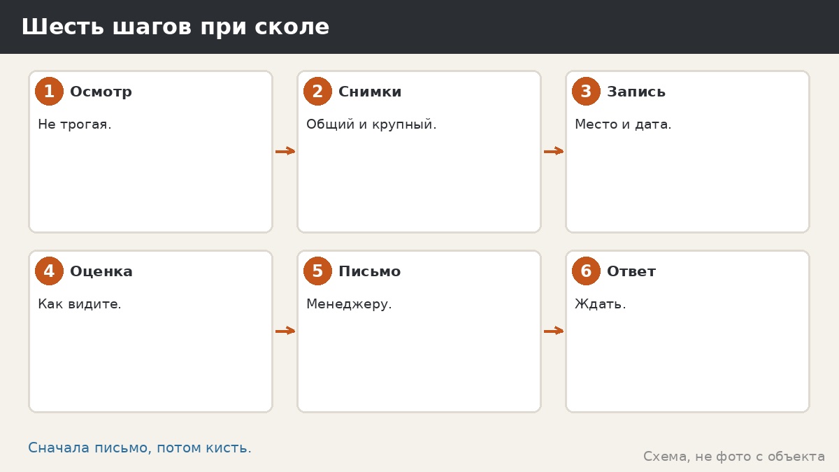 Подкраска сколов и царапин на беседке: общие соображения без рецептов