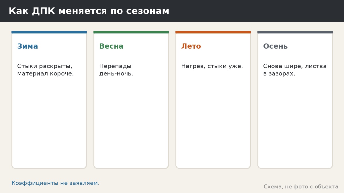 Тепловое расширение ДПК: почему доски «дышат» и что важно знать заранее