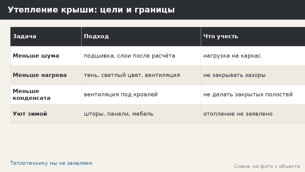 Утепление крыши беседки: что реально можно и чего мы не обещаем